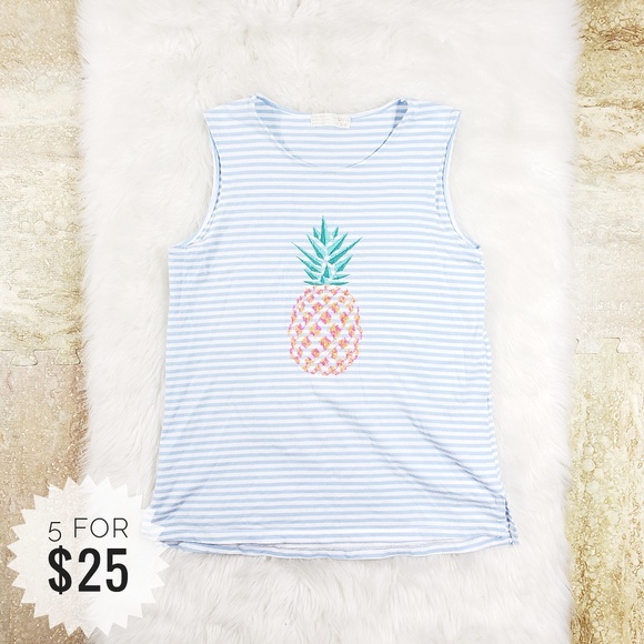 Zara Other - Zara Pineapple Top Girls Size 13/14 G05